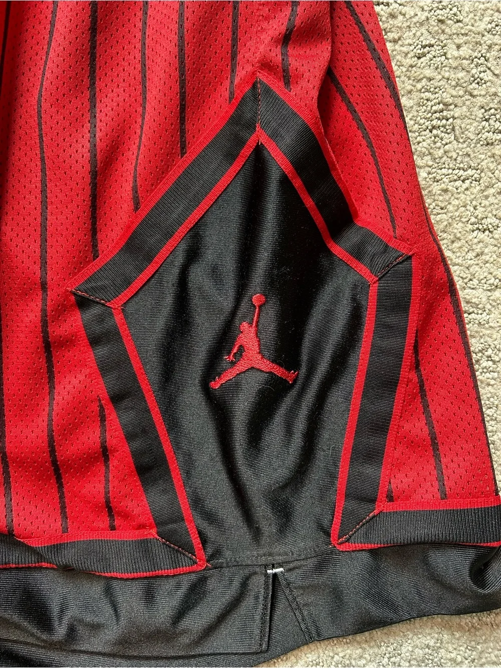 Vintage Nike Air Jordan Shorts Men Sz M Red Jumpman 20th Anniversary 1985-2005